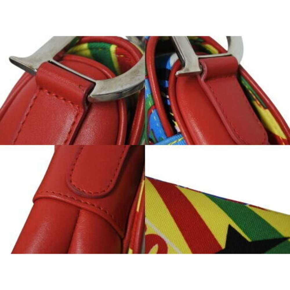 Christian Dior Galliano era saddle bag Rasta Bob Marley shoulder multicolor - Picture 6 of 8